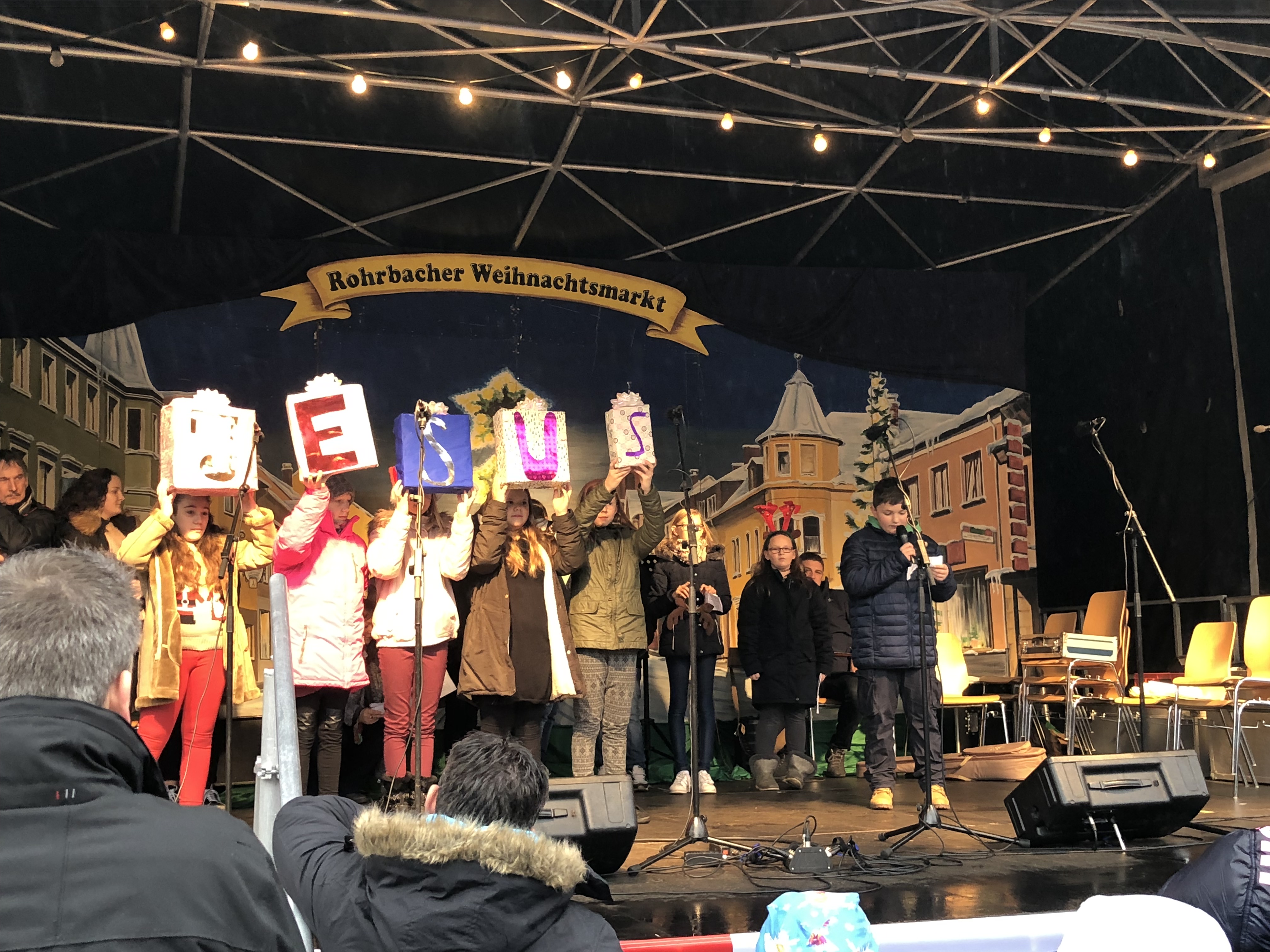 Unsere Schule auf dem Rohrbacher Weihnachtsmarkt 2018